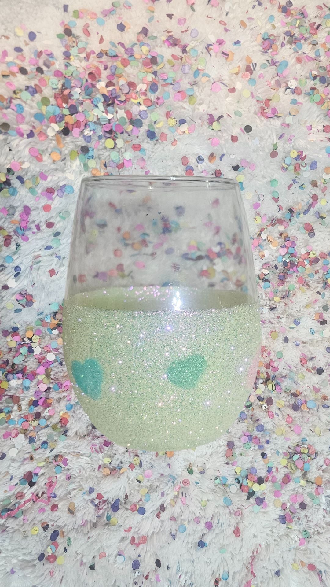 RTS Mermaid Kisses 20oz Wine Glass