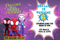 Spidey Friends Birthday Invites (Digital Copy)